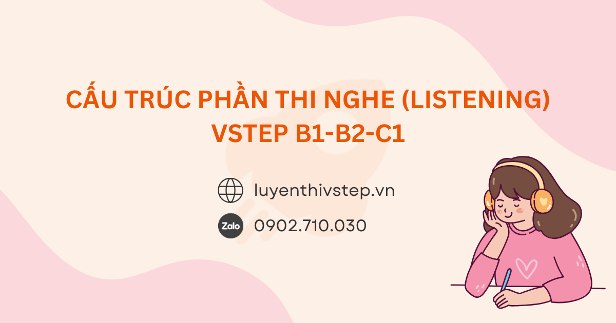 Cấu trúc phần thi Listening VSTEP B1-C1 và cách làm bài