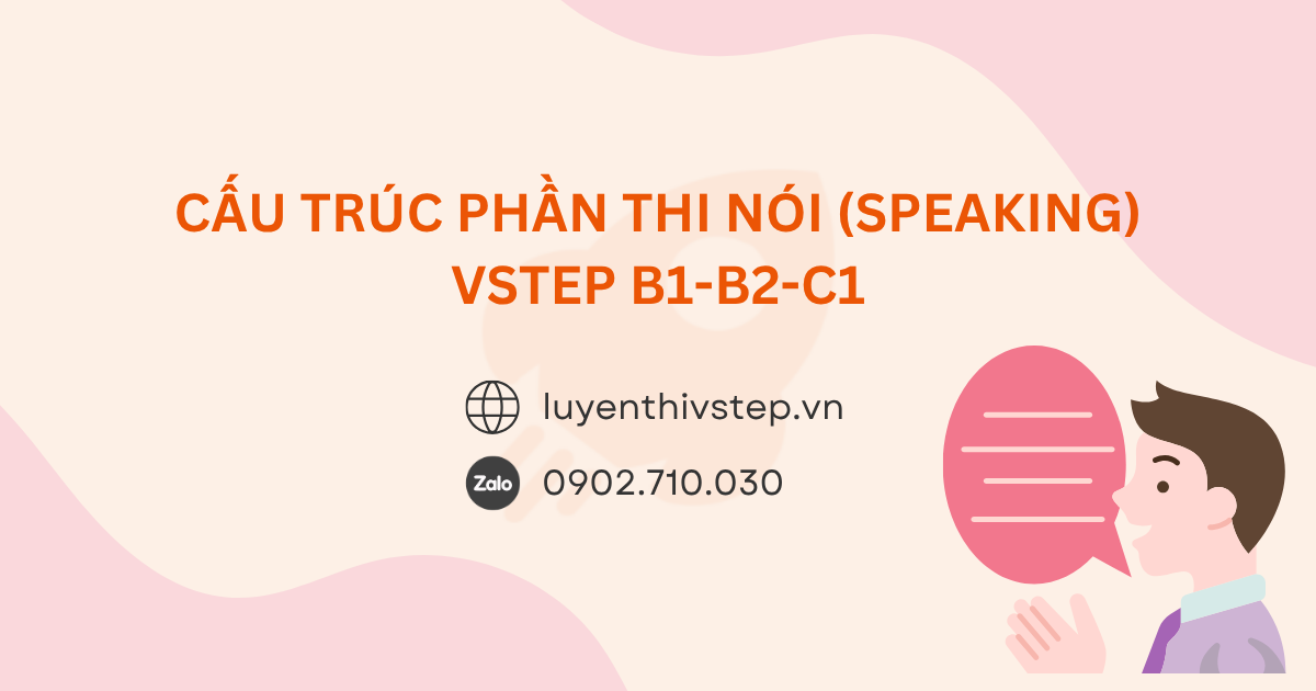 Cấu trúc phần thi Speaking VSTEP B1-C1 và chiến lược