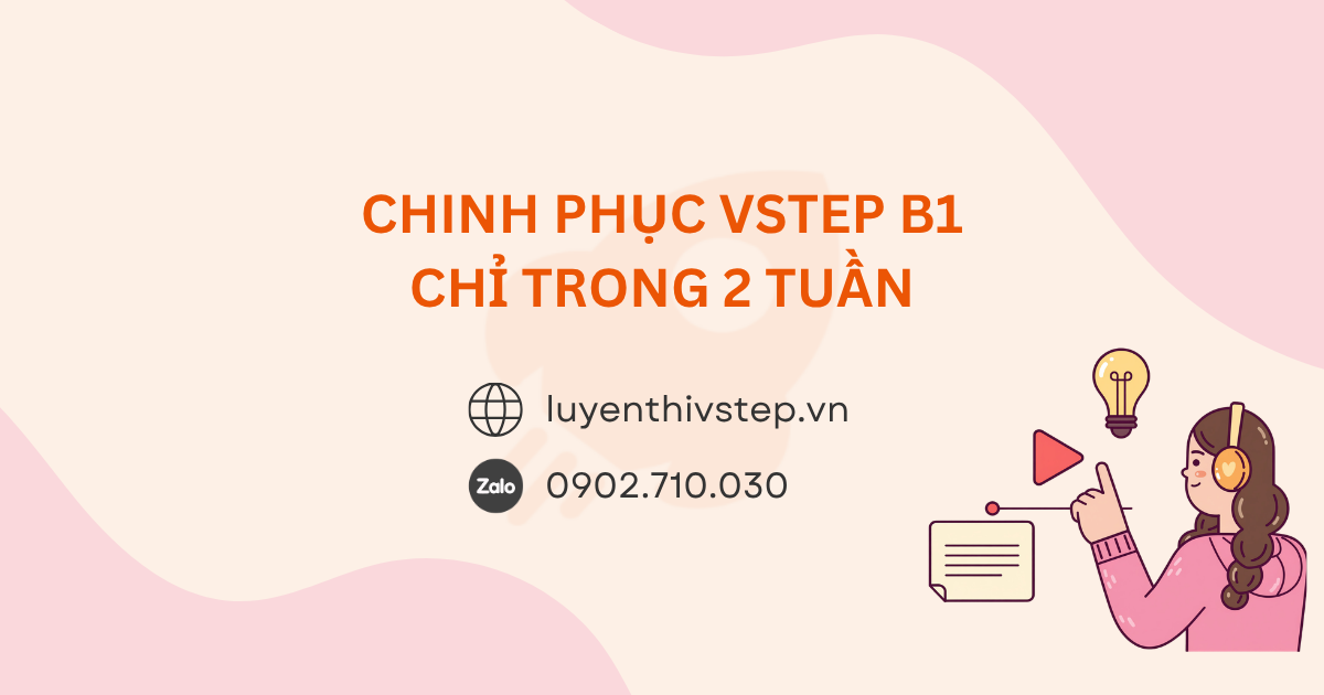 Khóa học VSTEP B1 Cấp tốc