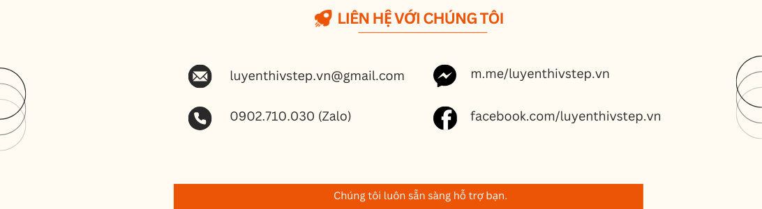 Liên hệ với Luyện thi VSTEP